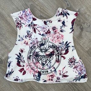 Kendall and Kylie floral muscle tank